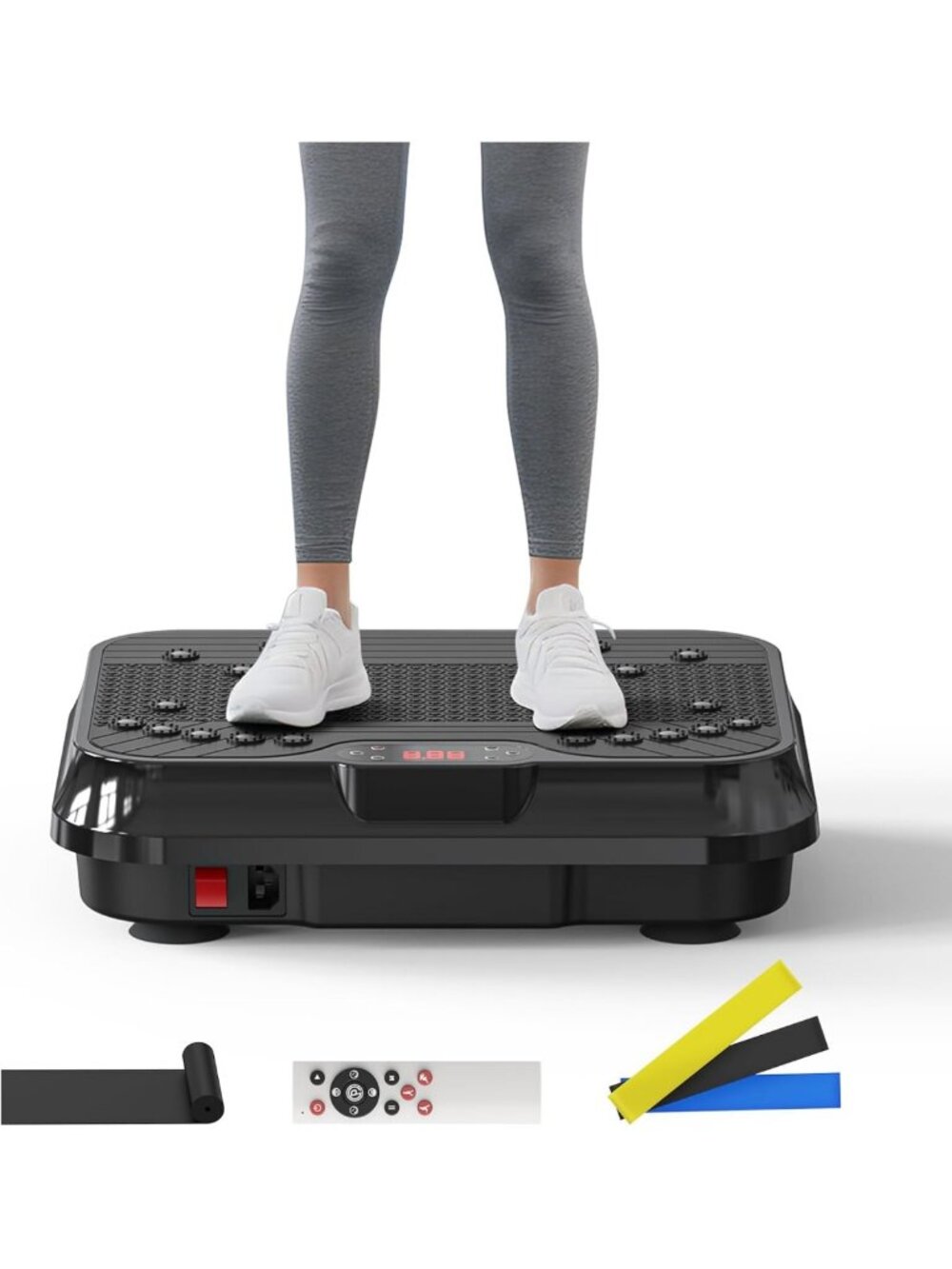 Vibration Exercise Plate for Lymphatic Drainage & Body Shaping, Shake Fitness